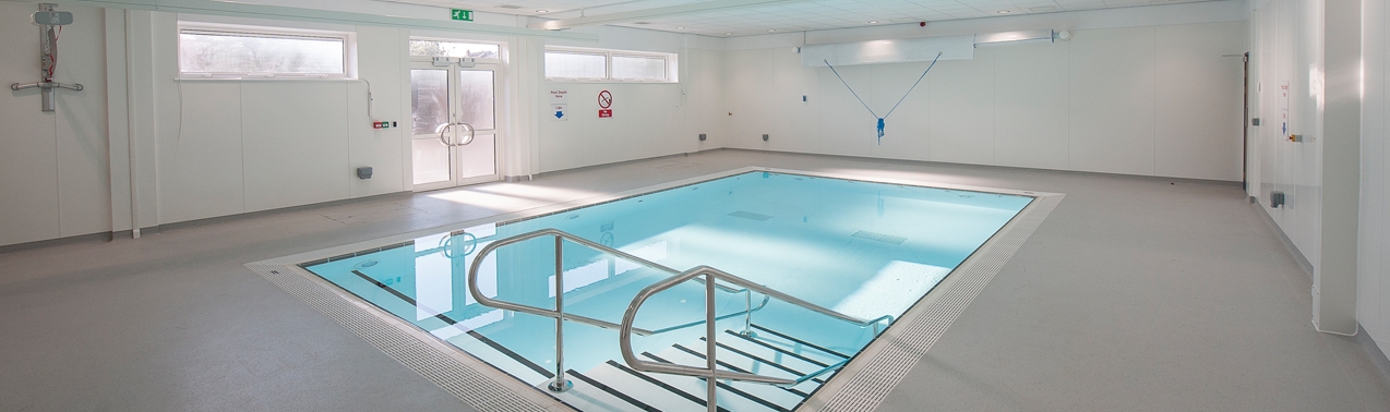 Hydrotherapy pool at Elms Bank